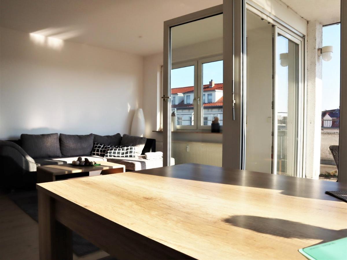 Exklusive Wohnung Mit Dachterrasse In Schleussig Leipzig Bagian luar foto