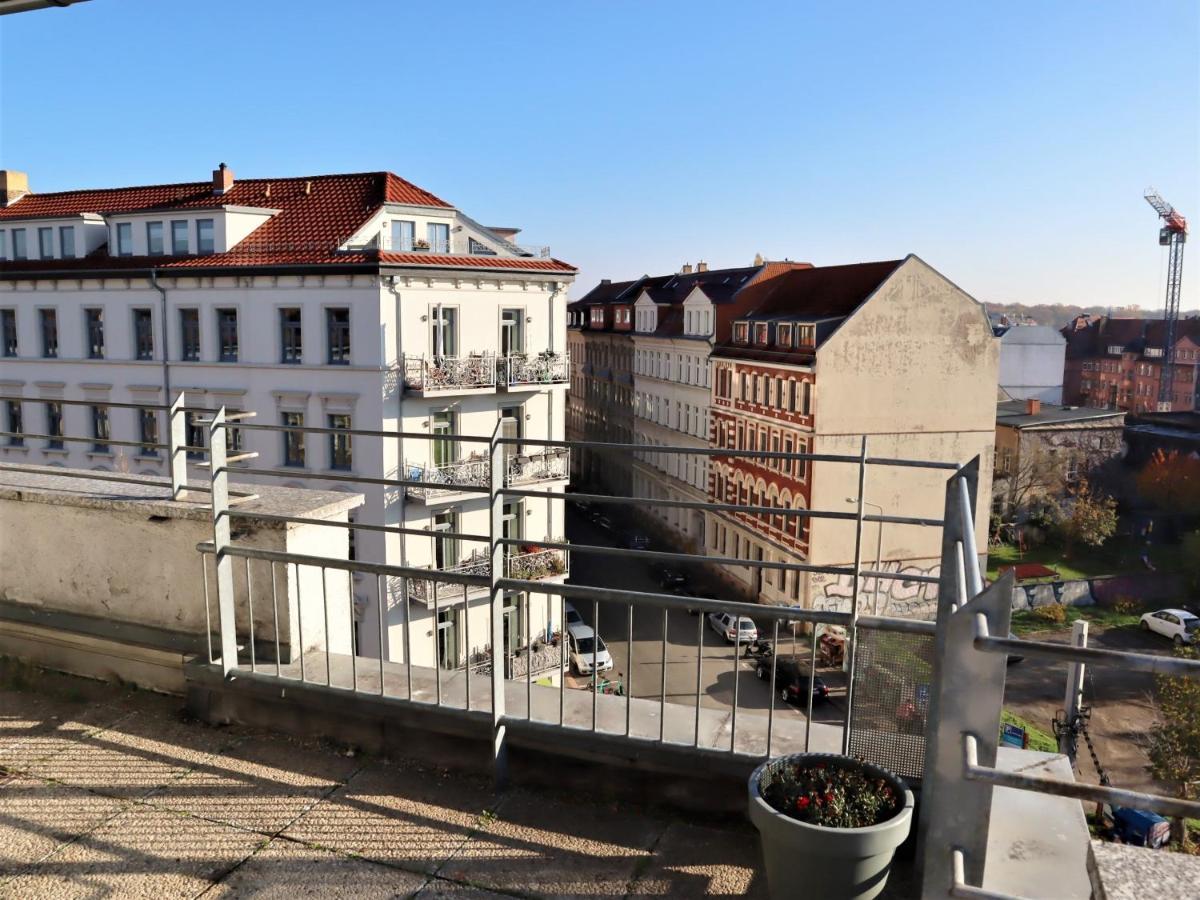 Exklusive Wohnung Mit Dachterrasse In Schleussig Leipzig Bagian luar foto